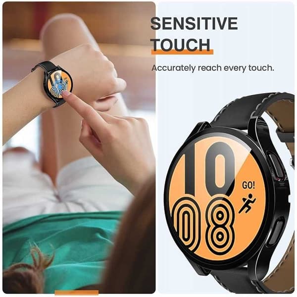 Täyskansi Samsung Galaxy Watch 4 44mm 9H karkaistu lasi