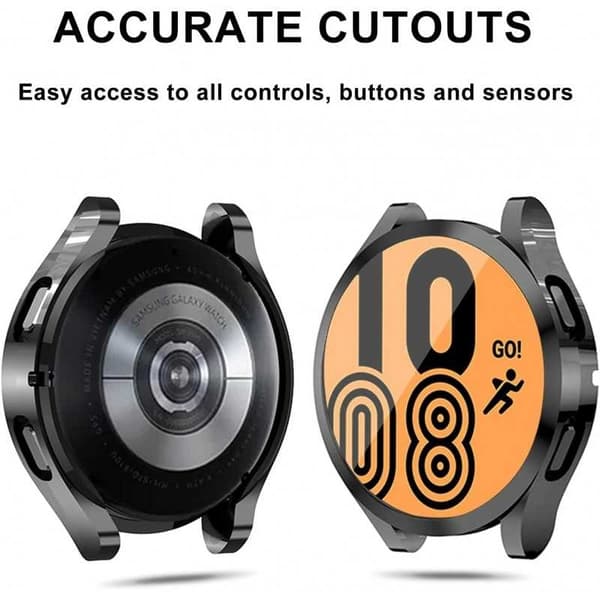 Täyskansi Samsung Galaxy Watch 4 44mm 9H karkaistu lasi