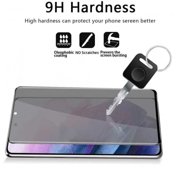 2-PACK Samsung A54 5G Privacy Hærdet glas 0,26 mm 2,5D 9H