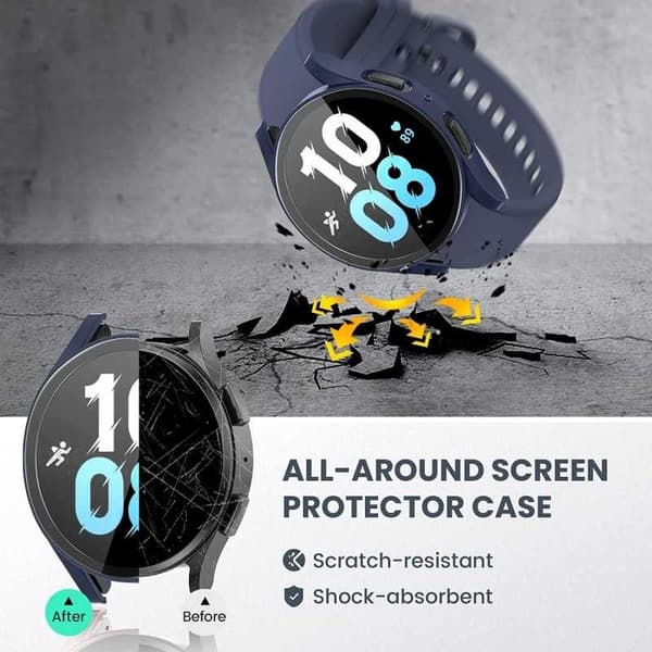 Heldeksel Samsung Galaxy Watch 4 / 5 (44mm) 9H herdet glass