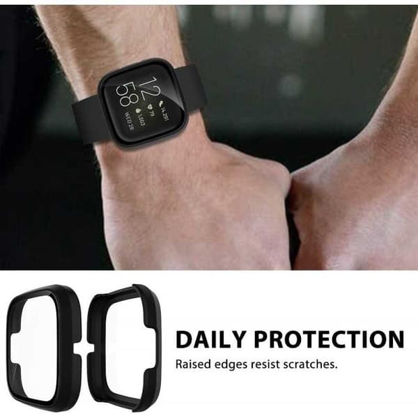 Full Cover Fitbit Versa 2 9H hærdet glas