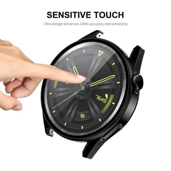 Heltäckande Skal Huawei Watch 3 42mm 9H Härdat Glas