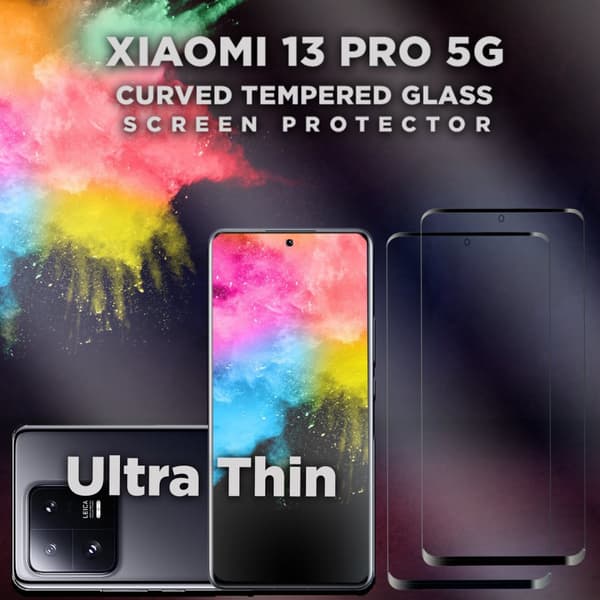 2-Pack Xiaomi 13 PRO (5G) - Härdat glas 9H - Super kvalitet 3D Skärmskydd