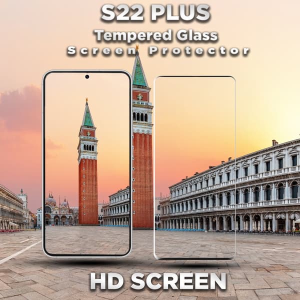 1-Pack Samsung S22 Plus Skärmskydd - 9H Härdat Glass - 3D Super Kvalitet