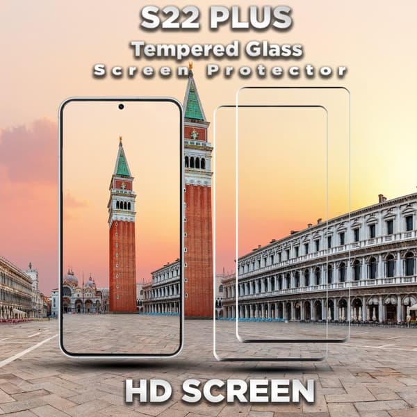 2-Pack Samsung S22 Plus Skärmskydd - 9H Härdat Glass - 3D Super Kvalitet