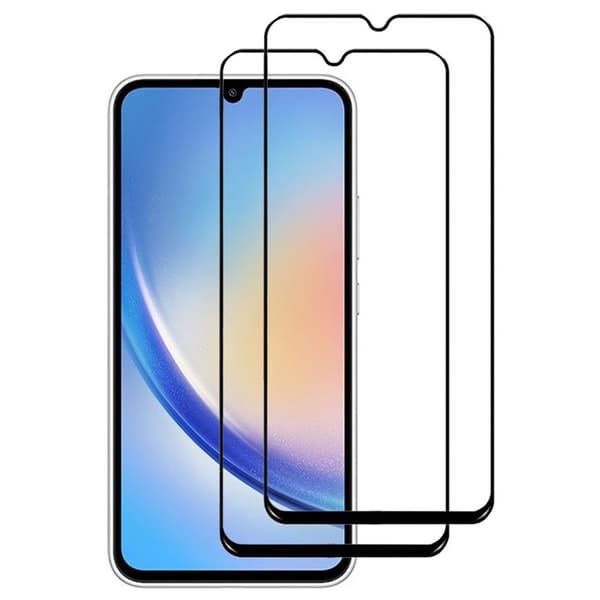 2-pak 5D glas skærmbeskytter Samsung Galaxy A34 5G