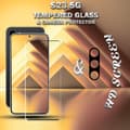 Miniatyrbild 2 av 5: 1-Pack Samsung S23 (5G) Skärmskydd & 1-Pack linsskydd - Härdat Glas 9H - Super kvalitet 3D
