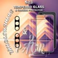 Miniatyrbild 4 av 5: 2-Pack Samsung S23 Skärmskydd & 2-Pack linsskydd - Härdat Glas 9H - Super kvalitet 3D