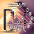Miniatyrbild 1 av 5: 2-Pack Samsung S23 Skärmskydd & 2-Pack linsskydd - Härdat Glas 9H - Super kvalitet 3D