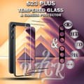 Miniatyrbild 1 av 5: 2-Pack Samsung S23 Plus Skärmskydd & 2-Pack linsskydd - Härdat Glas 9H - Super kvalitet 3D