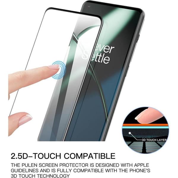 OnePlus 11 5G Härdat Glas 0.26mm 3D 9H Fullframe