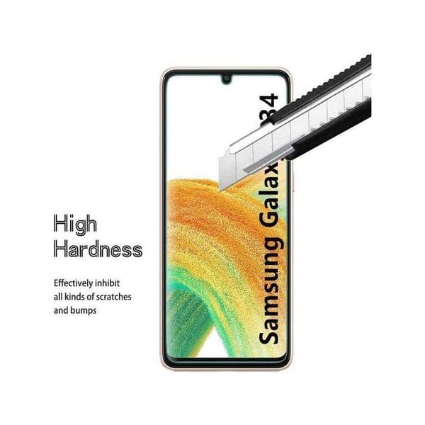 2-PACK Samsung A34 5G FullFrame® 0,26 mm 9H hærdet glas