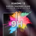 Miniatyrbild 3 av 4: Xiaomi 13 - Härdat Glas 9H - Super kvalitet 3D Skärmskydd