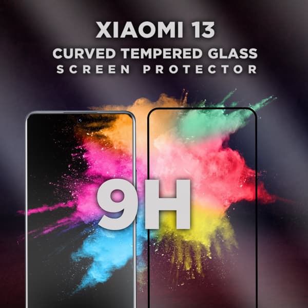 Xiaomi 13 - Härdat Glas 9H - Super kvalitet 3D Skärmskydd