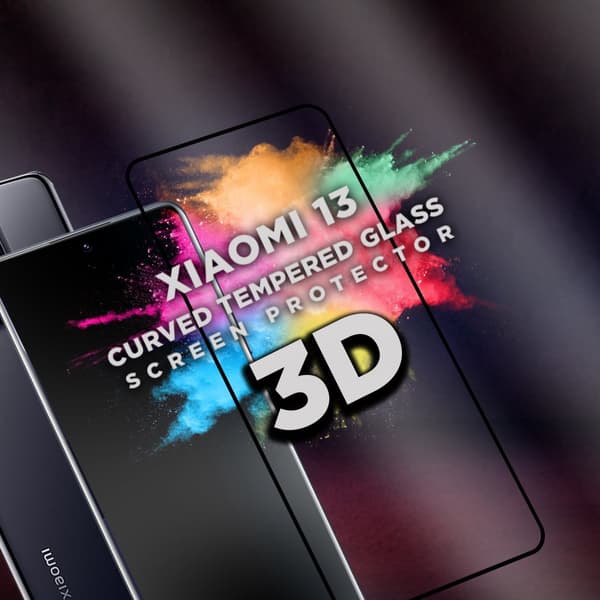 Xiaomi 13 - Härdat Glas 9H - Super kvalitet 3D Skärmskydd
