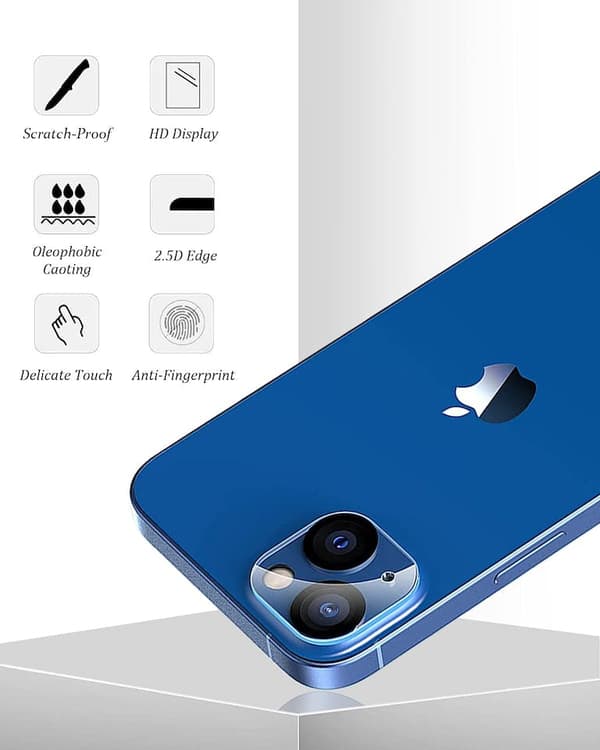 iPhone krystallklart kameraglass - Velg modell