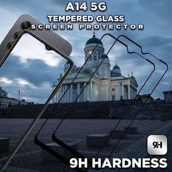 2-Pack Samsung Galaxy A14 (5G) - Härdat Glas 9H - Super Kvalitet 3D Skärmskydd