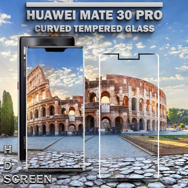 Huawei Mate 30 Pro - Härdat Glas 9H – Super kvalitet 3D Skärmskydd