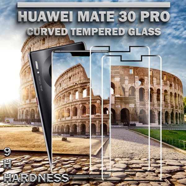 2-Pack Huawei Mate 30 Pro - Härdat Glas 9H – Super kvalitet 3D Skärmskydd