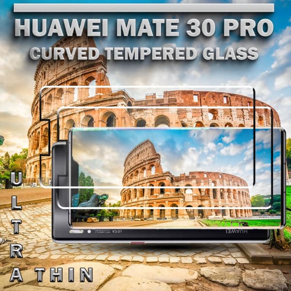 2-Pack Huawei Mate 30 Pro - Härdat Glas 9H – Super kvalitet 3D Skärmskydd