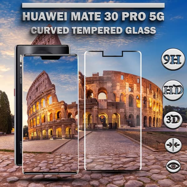 Huawei Mate 30 Pro (5G) - Härdat Glas 9H – Super kvalitet 3D Skärmskydd