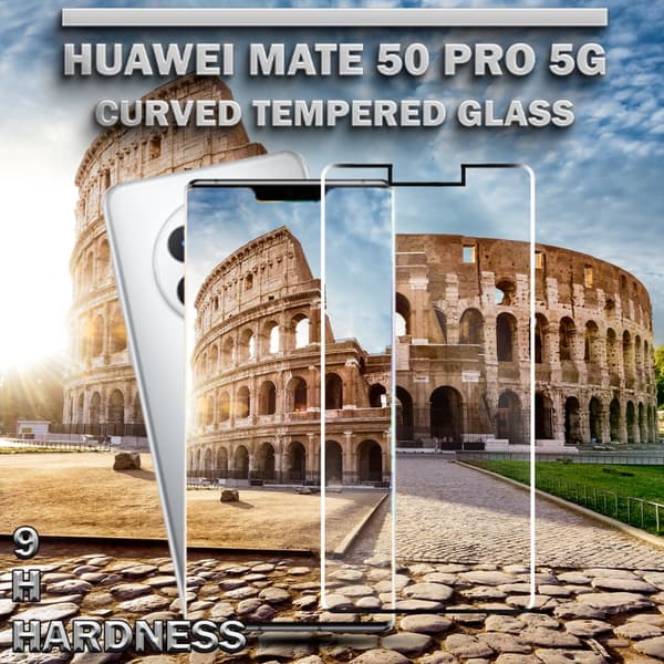 Huawei Mate 50 Pro (5G) - Härdat Glas 9H – Super kvalitet 3D Skärmskydd