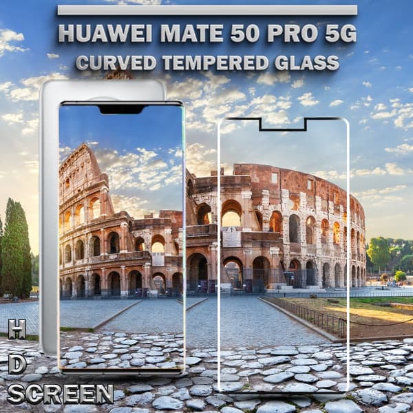 Huawei Mate 50 Pro (5G) - Härdat Glas 9H – Super kvalitet 3D Skärmskydd