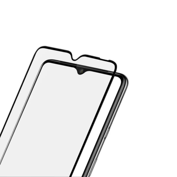 Skärmskydd Samsung Galaxy A14 (4G/5G) - 3D Härdat Glas - Svart (miljö)