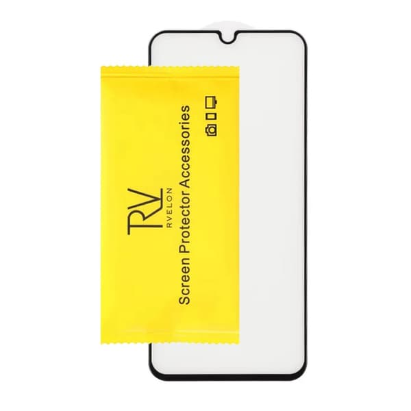 Skärmskydd Samsung Galaxy A14 (4G/5G) - 3D Härdat Glas - Svart (miljö)