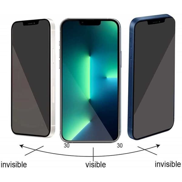 2-PACK OnePlus Nord N20 5G Privacy Härdat glas 0.26mm 2.5D 9H