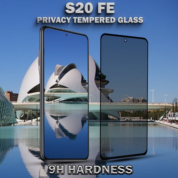 1-Pack Privacy Skärmskydd For Samsung S20 FE - Härdat Glas 9H - Super Kvalitet 3D