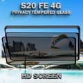 Miniatyrbild 5 av 6: 2-Pack Privacy Skärmskydd For Samsung S20 FE (4G) - Härdat Glas 9H - Super Kvalitet 3D
