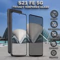 Miniatyrbild 1 av 6: 1-Pack Privacy Skärmskydd For Samsung S21 FE (5G) - Härdat Glas 9H - Super Kvalitet 3D