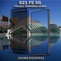 Miniatyrbild 6 av 6: 2-Pack Privacy Skärmskydd For Samsung S21 FE (5G) - Härdat Glas 9H - Super Kvalitet 3D