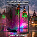 Miniatyrbild 6 av 6: 2-Pack Privacy Skärmskydd For Samsung A04S - Härdat Glas 9H - Super Kvalitet 3D