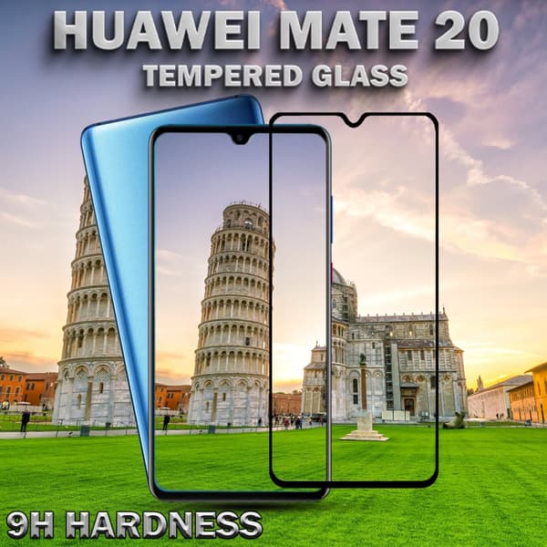 Huawei Mate 20 - Härdat Glas 9H – Super kvalitet 3D Skärmskydd