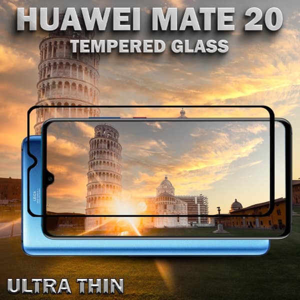 Huawei Mate 20 - Härdat Glas 9H – Super kvalitet 3D Skärmskydd
