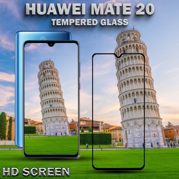 Huawei Mate 20 - Härdat Glas 9H – Super kvalitet 3D Skärmskydd