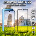 Miniatyrbild 1 av 5: Huawei Mate 20 - Härdat Glas 9H – Super kvalitet 3D Skärmskydd