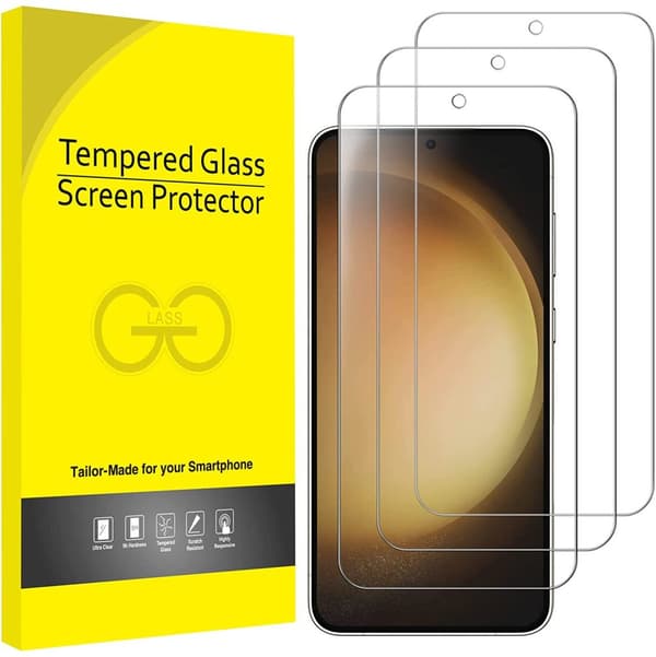 3X Herdet glassdeksel Samsung S23+ / S23 Plus Full Fit