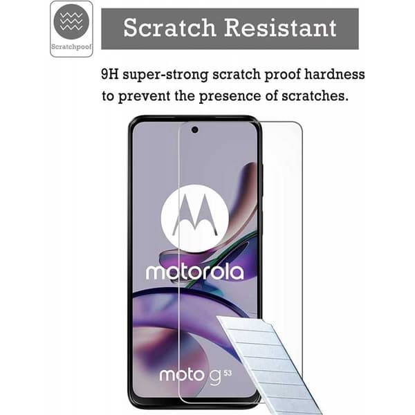 2-PACK Motorola Moto G53 Härdat glas 0.26mm 2.5D 9H