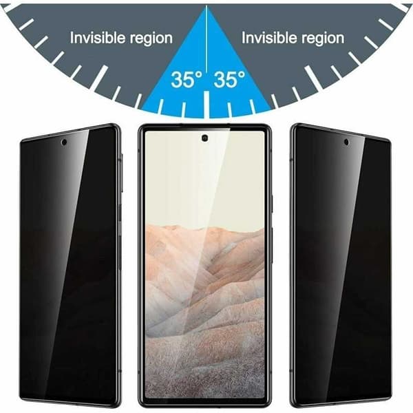 2-PACK Google Pixel 7a Privacy Härdat glas 0.26mm 2.5D 9H