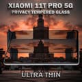 Miniatyrbild 4 av 6: 1-Pack Privacy Skärmskydd For Xiaomi 11T Pro (5G) - Härdat Glas 9H - Super Kvalitet 3D