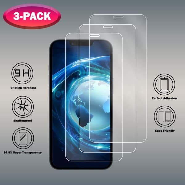 3-Pack Iphone 11 / XR - 9H Härdat Glass - Top Kvalitet