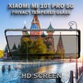 Miniatyrbild 5 av 6: 1-Pack Privacy Skärmskydd For Xiaomi Mi 10T Pro (5G) - Härdat Glas 9H - Super Kvalitet 3D