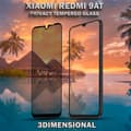 Miniatyrbild 6 av 6: 1-Pack Privacy Skärmskydd For Xiaomi Redmi 9AT - Härdat Glas 9H - Super Kvalitet 3D