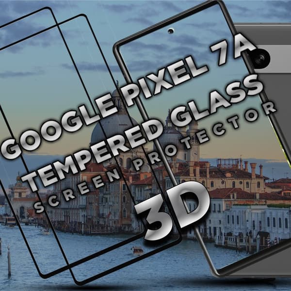 2-Pack Google Pixel 7A - Härdat glas 9H - Super kvalitet 3D Skärmskydd