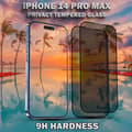 Miniatyrbild 3 av 6: 2-Pack Privacy Skärmskydd For iPhone 14 Pro Max - Härdat Glas 9H - Super Kvalitet 3D