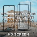 Miniatyrbild 2 av 5: 2-Pack Motorola Moto G73 (5G) - Härdat Glas 9H -Super kvalitet 3D Skärmskydd