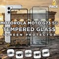 Miniatyrbild 1 av 5: 2-Pack Motorola Moto G73 (5G) - Härdat Glas 9H -Super kvalitet 3D Skärmskydd